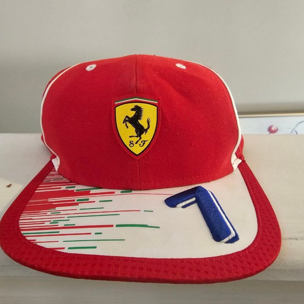 Puma F1 Scuderia Ferrari #7 Kimi Räikkönen Snapback Adult Hat Formula 1
